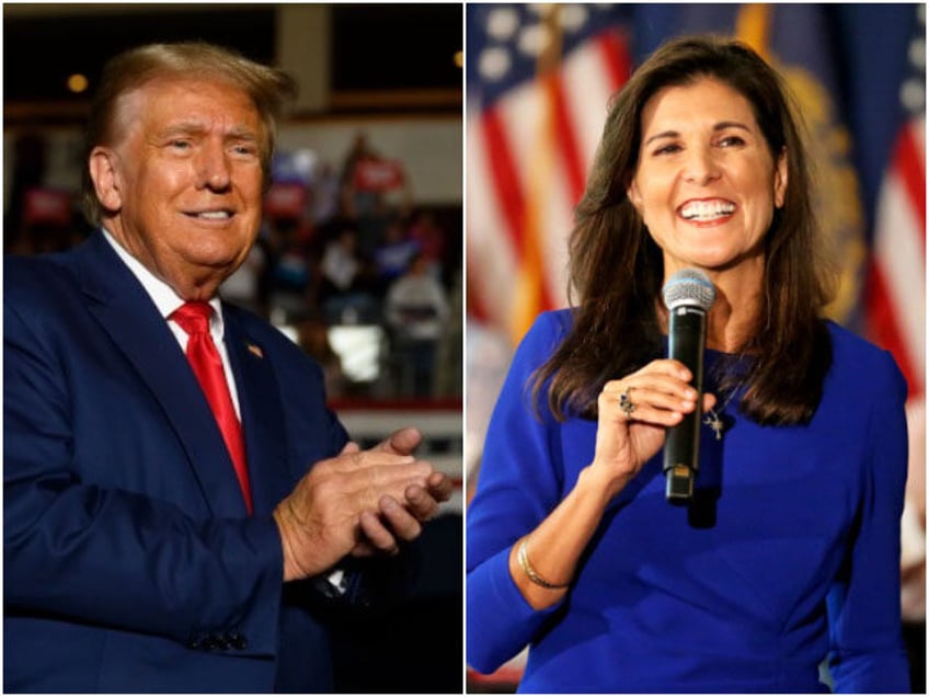 poll trumps massive lead remains unscathed as haley sees a bump