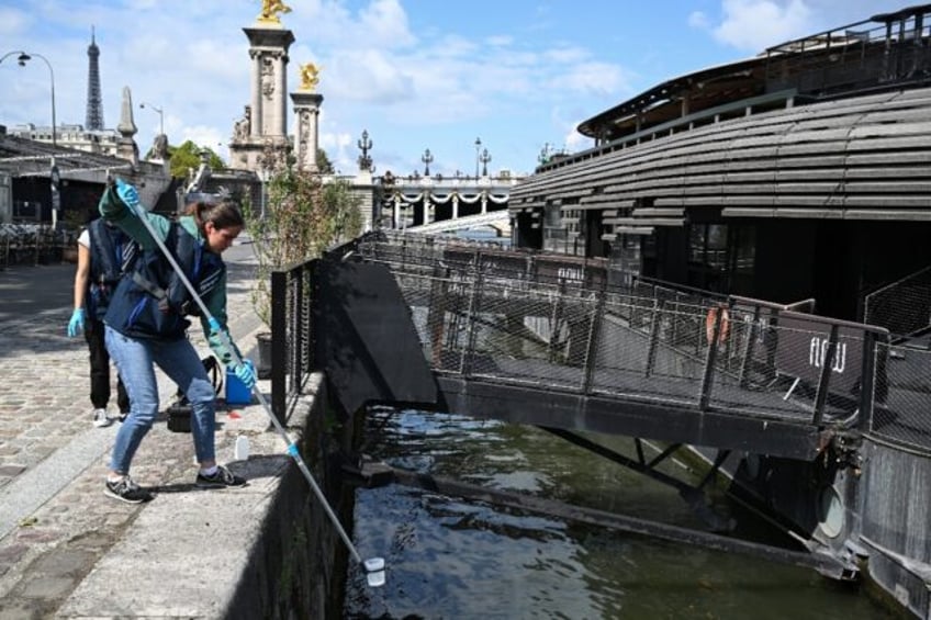 pollution risk for olympic open water test in seine