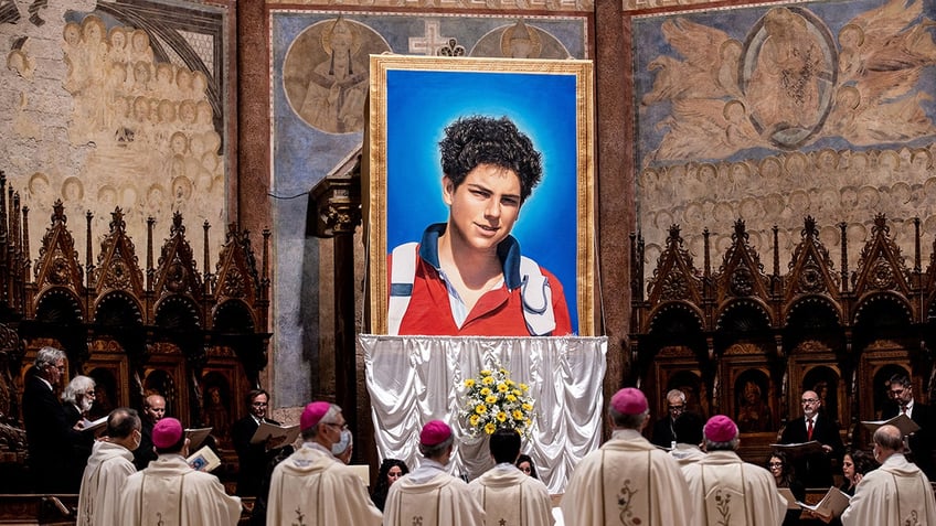 Carlo Acutis beatification inside church