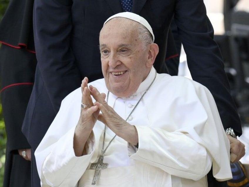 Pope Francis presides over the meeting ‘Arena of Peace’ at the Verona's Arena on