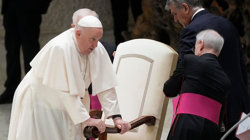 pope francis makes first appearance since canceling un climate summit trip i am not well