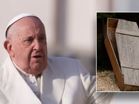 Pope Francis rejects tradition, opts for humble wooden casket and burial outside Vatican