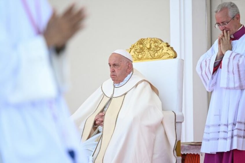 Pope Francis hosted a mass for hundreds of thousands in Asia's youngest nation