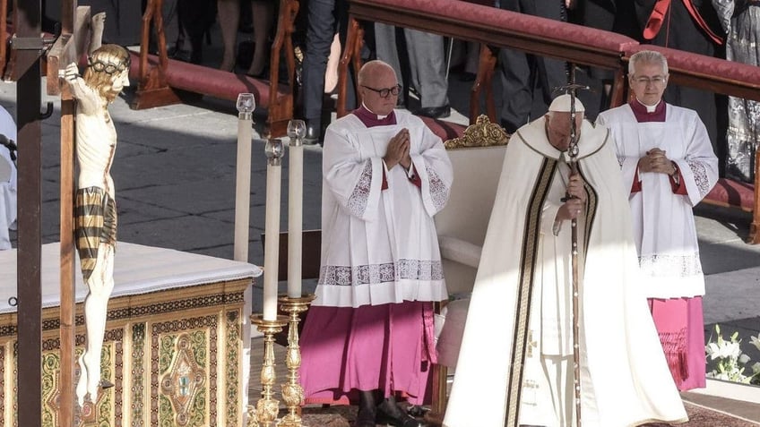 pope opens synod warns against political calculations and ideological battles in the catholic church