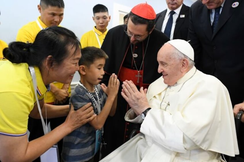 pope returns from mongolia trip dominated by china