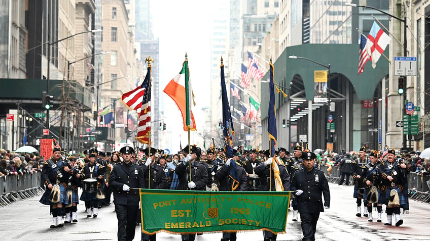 The St. Patrick's Day Parade in New York City