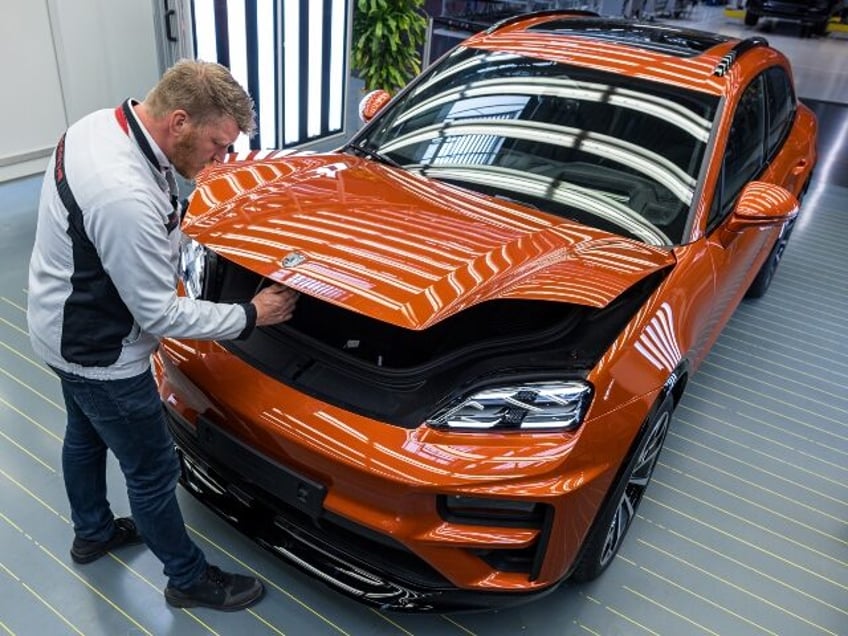 Porsche Macan in the factory