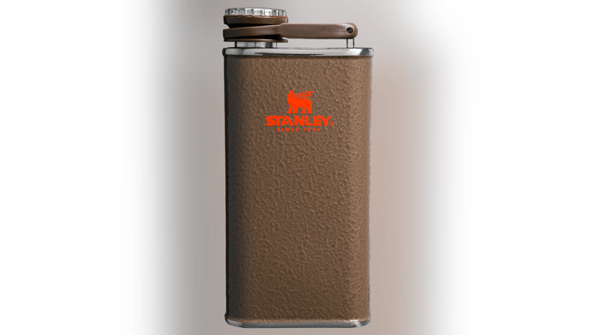 This flask comes in Post Malone's new Stanley color. 