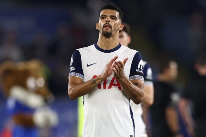 Dominic Solanke was injured on his Tottenham debut