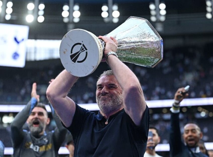 Ange Postecoglou took Tottenham to a Europa League triumph but it was not enough to save h