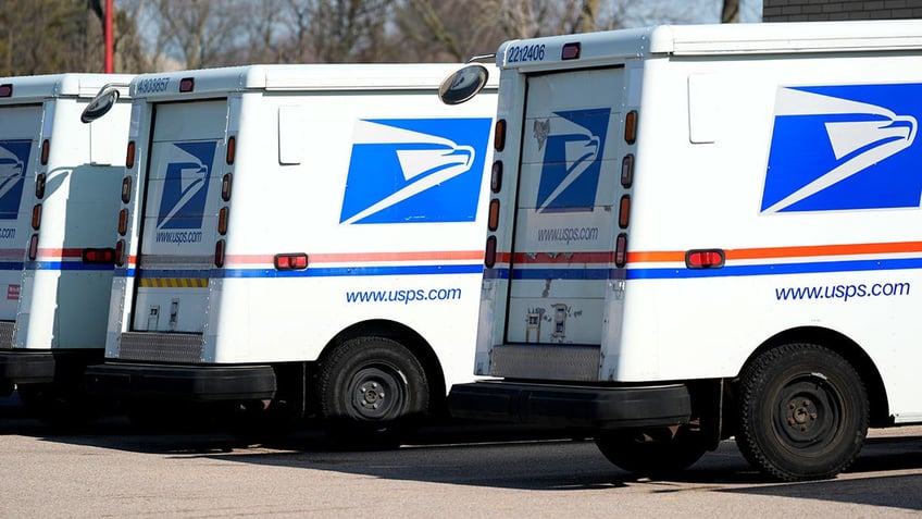 USPS trucks