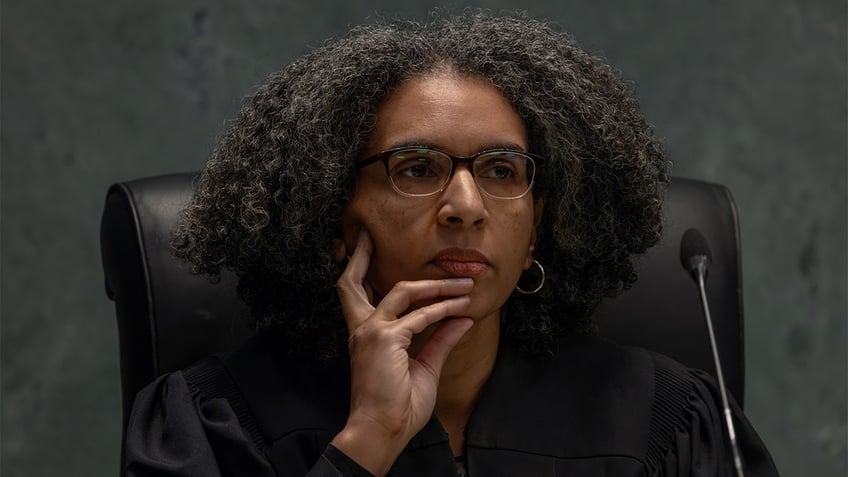 Justice Leondra R. Kruger at a hearing.