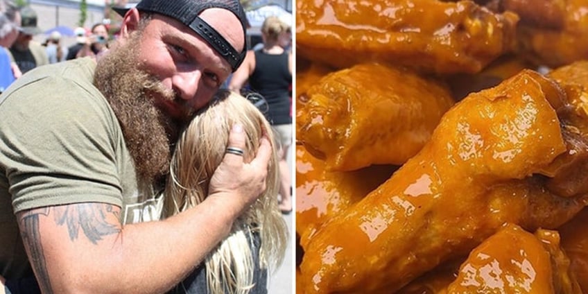 poultry peddler double dubs of wyoming sells 48083 chicken wings in 24 hours for world record