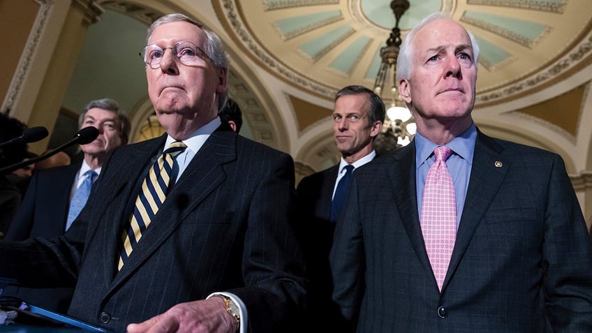 Mitch McConnell and John Cornyn