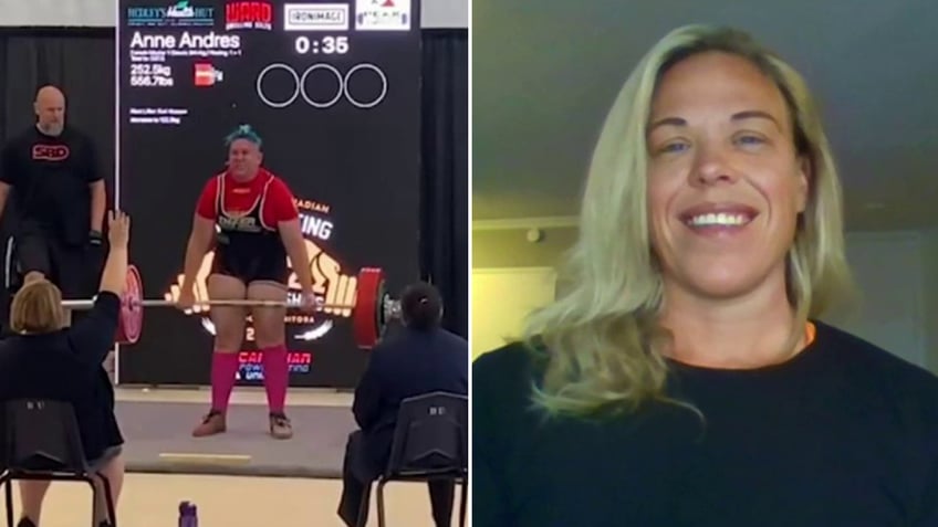 powerlifter says she faces 2 year ban for speaking out on unfairness of biological males in competitions