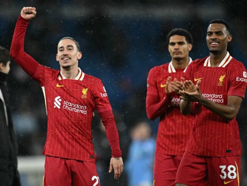 Liverpool opened up an 11-point Premier League lead with a 2-0 win at Man City