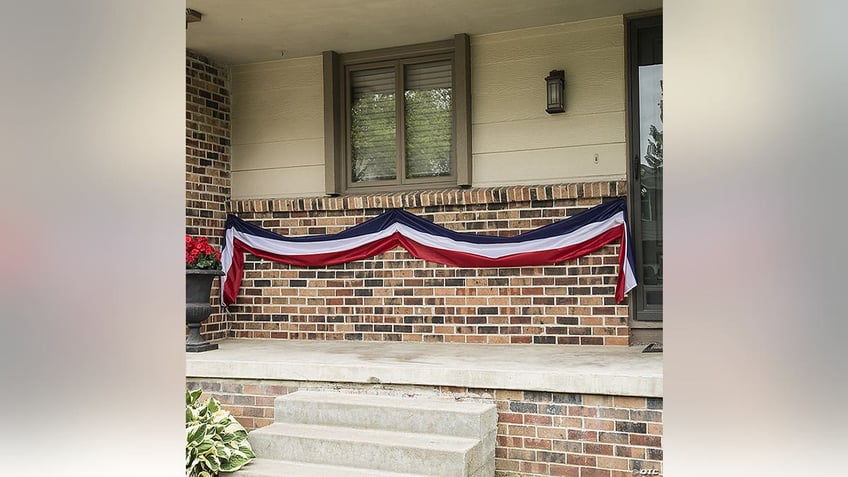 Flag bunting makes the perfect addition to any July 4th party. 