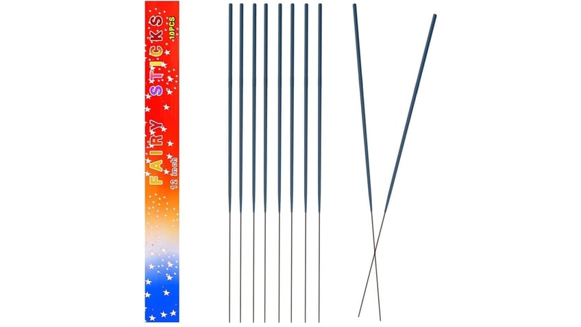 Sparklers keep kids and adults entertained. 