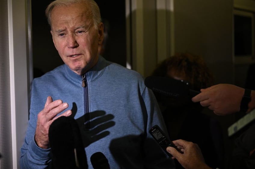 president biden says hamas should learn how to shoot straight after gaza hospital bombing