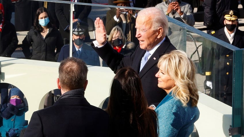 Biden sworn in as president in 2021