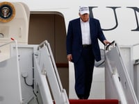 President Donald Trump hints at an announcement in the ‘next two days’ on Iran nuclear talks