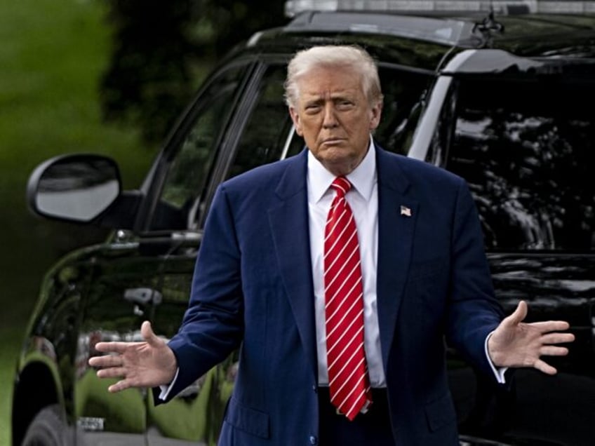 WASHINGTON DC, UNITED STATES - MAY 30: United States President Donald Trump departs at the