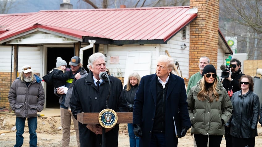 Franklin Graham Donald Trump NC visit