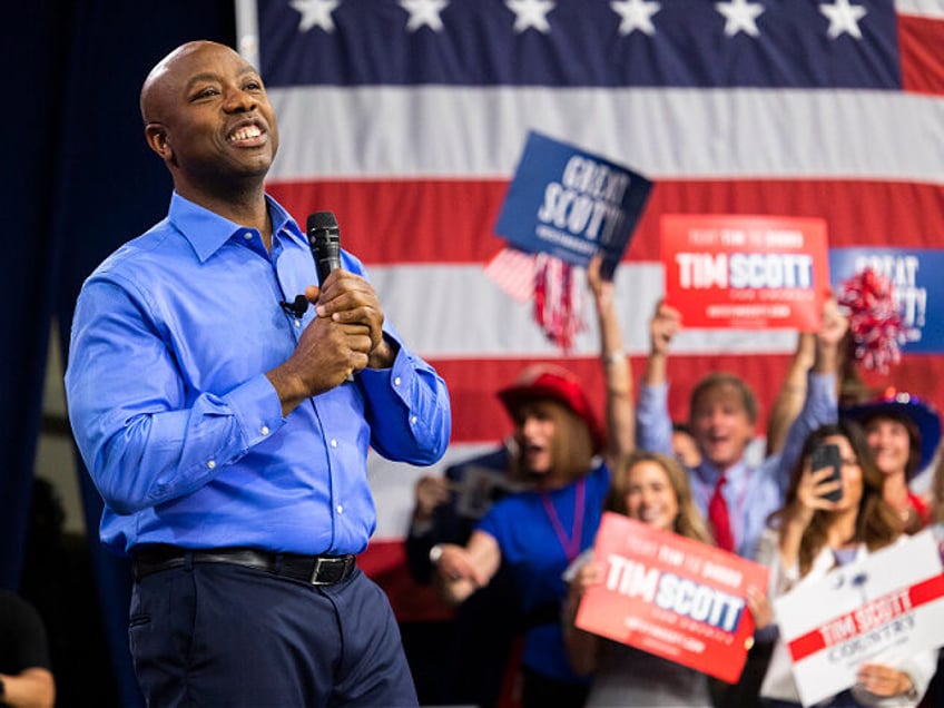 presidential hopeful tim scotts strength in early voting states puts target on his back
