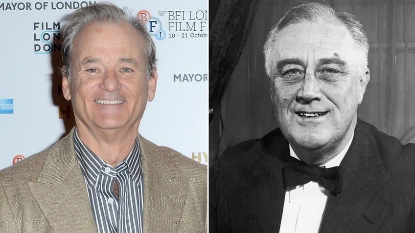 Bill Murray and Franklin D. Roosevelt split.