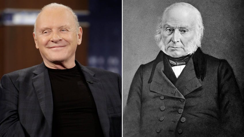 Anthony Hopkins and John Quincy Adams split.