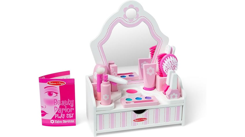 Try a vanity set with everything they need to pretend play. 