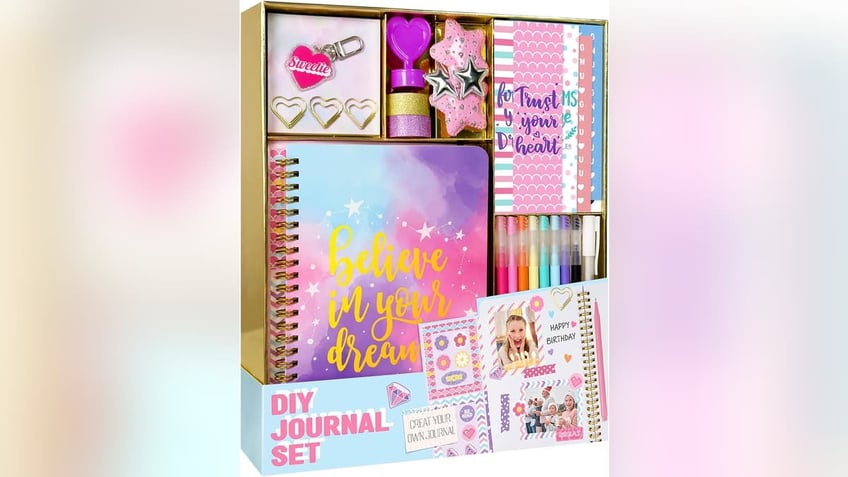 The DIY journal craft kit is a perfect way to get your kids journaling. 