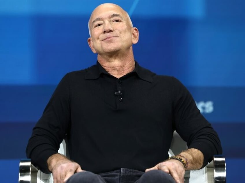 Jeff Bezos of Amazon looking smug