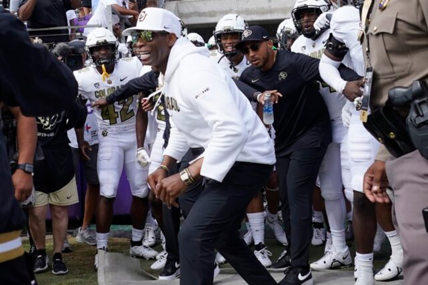 prime shocker colorado upsets no 17 tcu 45 42 in deion sanders debut as buffs coach