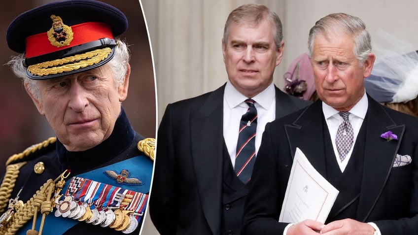 king charles, prince andrew