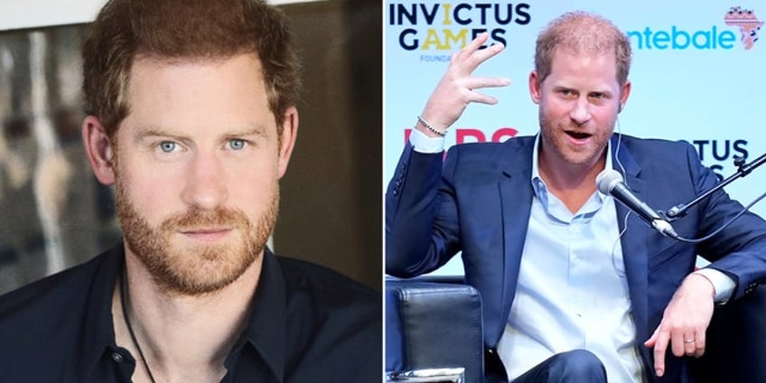 prince harry criticized over new photo showing fuller head of hair after mocking prince william in memoir