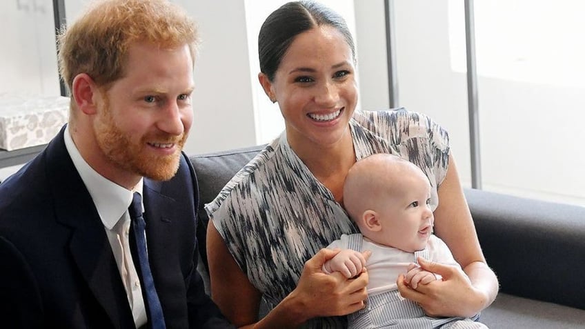 The Duke and Duchess of Sussex with Archie