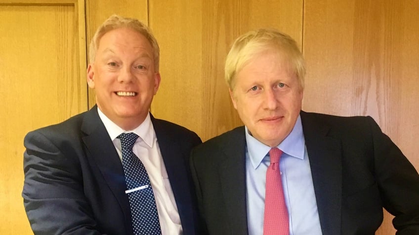 Boris Johnson and royal expert Neil Sean