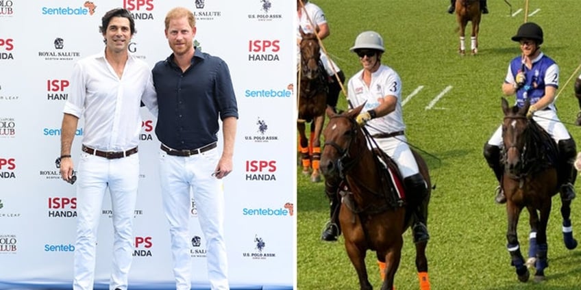 prince harry saddles up for singapore charity game with polo pal nacho figueras