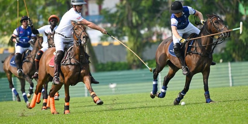 prince harry saddles up for singapore charity game with polo pal nacho figueras