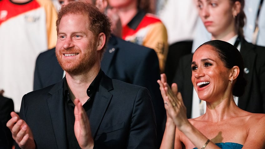 Prince Harry and Meghan Markle at the Invictus Games