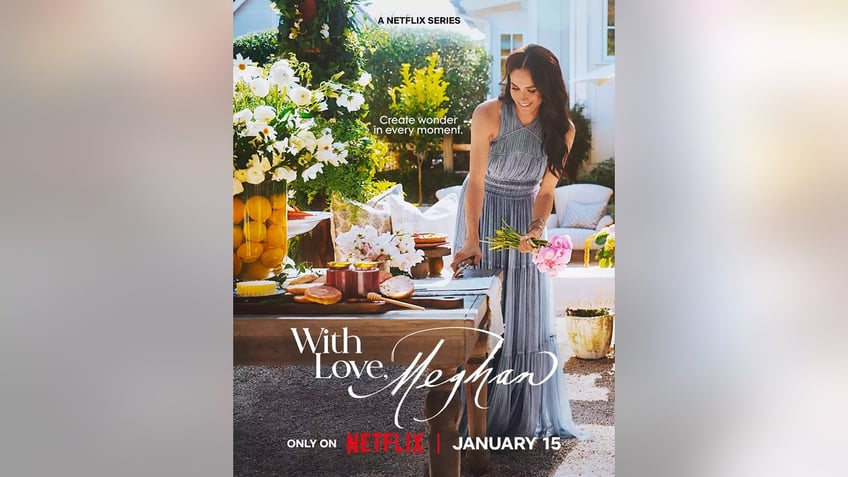 A poster for Meghan Markle's Netflix series "With Love, Meghan"