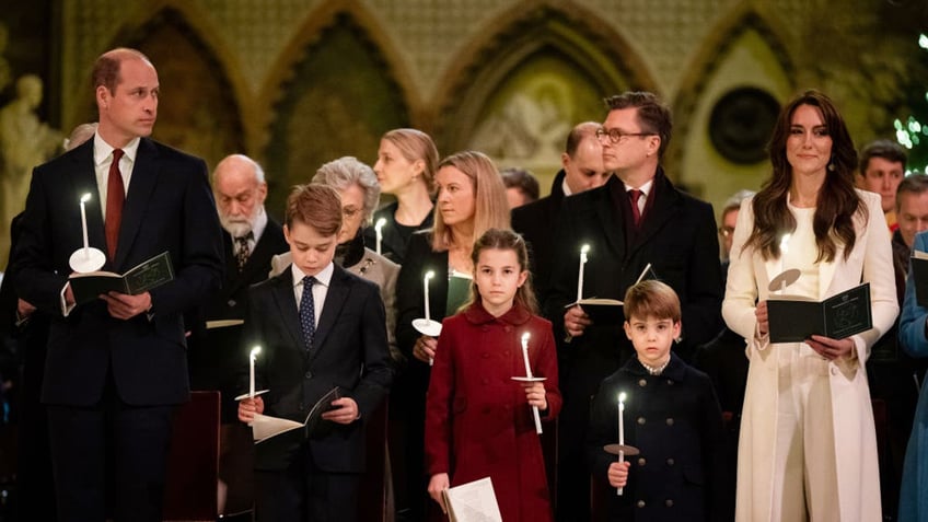 Royal family at Royal Carols - Together At Christmas service