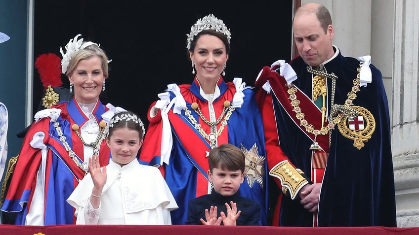 Middleton celebrated the coronation of England's new monarch, King Charles III, in May 2023, dressed in ceremonial clothing.