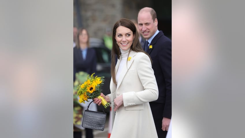 Prince William Kate Middleton visit South of Wales