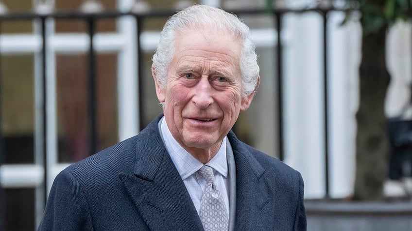 King Charles III leaves the London clinic