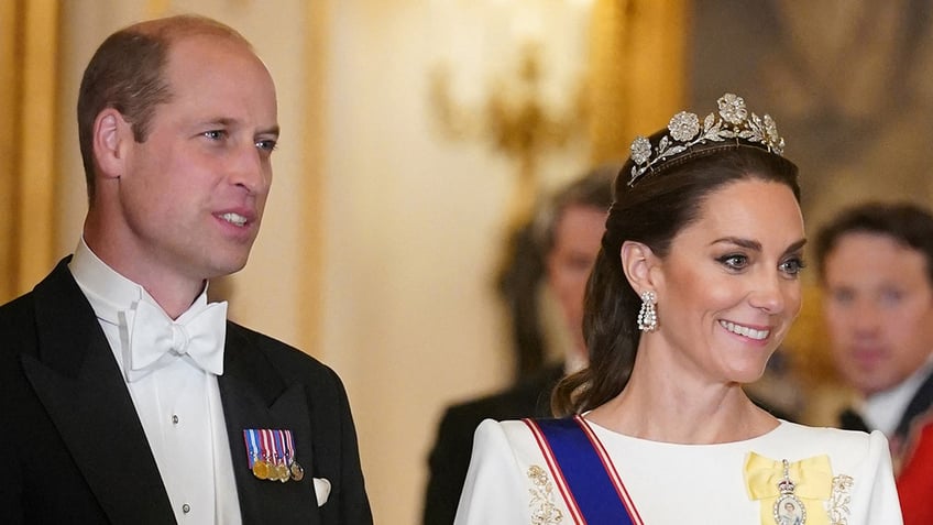 Kate Middleton with Prince William