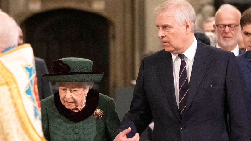 Prince Andrew Queen Elizabeth II