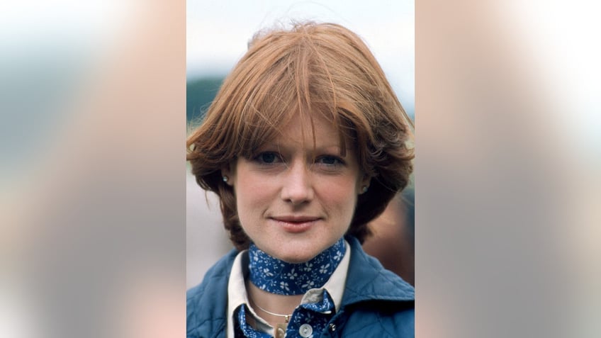 A close-up of Princess Diana's sister.