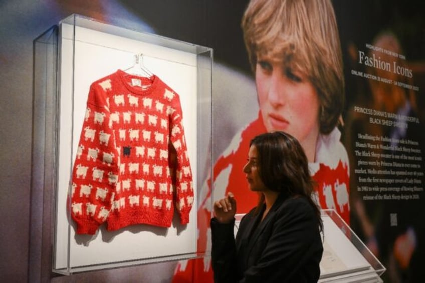 princess dianas black sheep sweater sells at auction for 11 mn